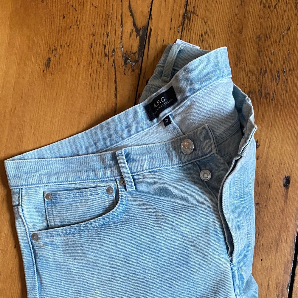 A.P.C. Men's Slim Jeans in Light Blue